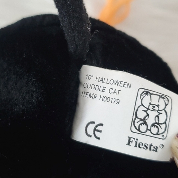 Y2K Fiesta Halloween Meow Witch Black Cat Plush Stuffed Animal Works 10" 🐈‍⬛️ - Picture 16 of 16